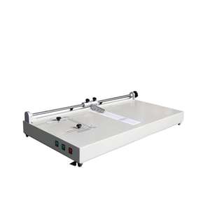 Machine à relier semi-automatique <span class=keywords><strong>de</strong></span> bureau WD-100M, <span class=keywords><strong>format</strong></span> A3, électrique, pour carnets, albums, livres, reliure rigide, usage domestique - Product Image 2