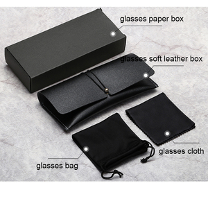 סיטונאי משקפיים תיבת משקפיים בד משקפיים תיק סט - Product Image 2