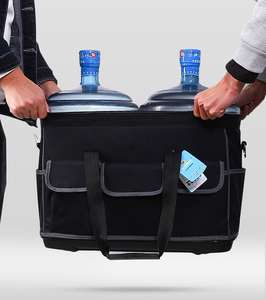 Sac à outils portable pour électricien et charpentier en toile Oxford épaisse avec fermeture éclair pour le rangement et la réparation - Product Image 5