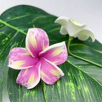 Supplier Pabrik Plumeria Busa EVA Jepit Rambut Bunga Dekoratif Pesta Tari Hawaii Buatan Aksesoris Wanita