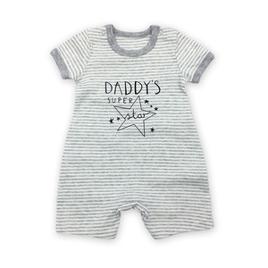 Liquidation vente sur décontracté et mignon été infantile barboteuse à manches courtes tricoté combinaison avec motif de dessin animé ODM bébé vêtements - Product Image 2