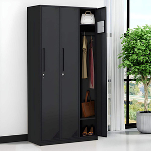 Casier en acier le plus populaire pour auberge de jeunesse avec serrure, mobilier de chambre à 6 compartiments pour hôtel partagé, en métal - Product Image 4