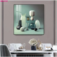 30x30 40x40 50x50 pouces Peinture sur toile moderne faite à la main avec cadre