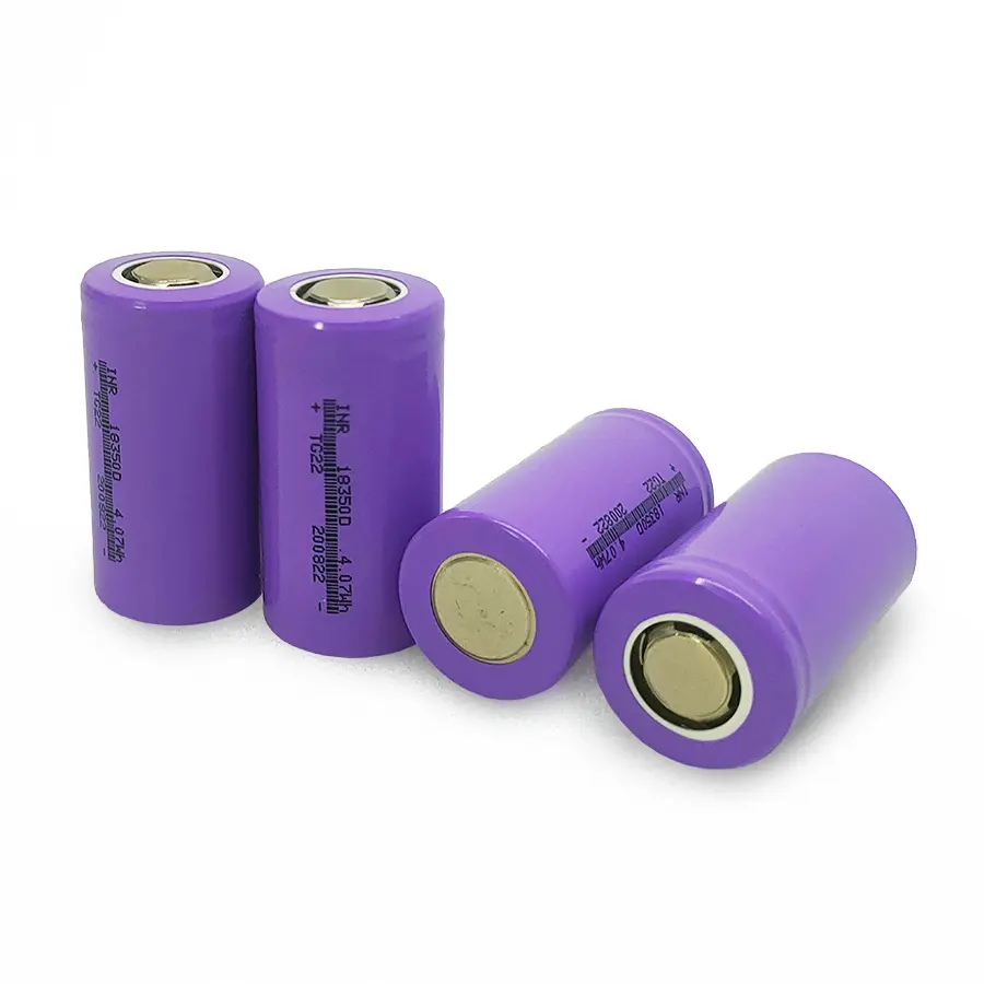 18350 Lithium Battery 3.7v 1100mah Rechargeable Battery Aa Lithium Ion Battery Cell