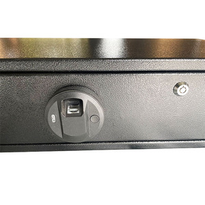 Coffre-fort pour armes à feu GS229 avec serrure à empreinte digitale, option de dissimulation sous lit, en acier laminé à froid de 3 mm, pour ranger l'or, les bijoux et les armes à feu, haute confidentialité - Product Image 2