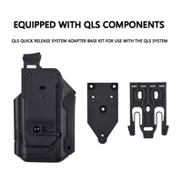 Étui tactique G17 19 avec lampe torche SureFire X300, étui léger à roulement QLS