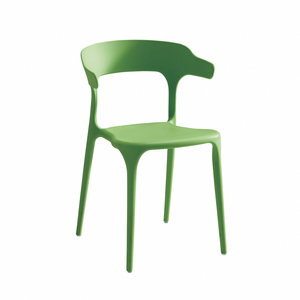 Silla <span class=keywords><strong>de</strong></span> <span class=keywords><strong>Comedor</strong></span> Minimalista Moderna <span class=keywords><strong>de</strong></span> Plástico PP, Ligera, Apilable y Ecológica <span class=keywords><strong>para</strong></span> Interiores/Exteriores, Sala <span class=keywords><strong>de</strong></span> Estar, <span class=keywords><strong>Terraza</strong></span> - Product Image 2