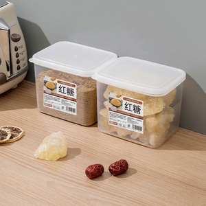 Acrylic <b>Food</b> Storage Box PE <b>Plastic</b> <b>Container</b> for Dry <b>Food</b> Fresh Style Bread Bin for Kitchen or Work Safety First - Product Image 3