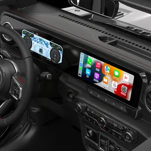 RoadNavi 12.3 ''Painel de instrumentos digitais cluster + player de rádio para Jeep J-Max JL JT 2018-2022