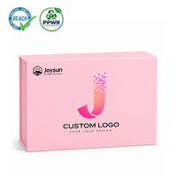 Boîte en carton rigide en forme de livre avec fermeture magnétique, en velours rose, logo personnalisé biodégradable, pour coffret cadeau de parfum