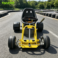Mini Drift Kart 1200W 60V20A Batterie Au Lithium Électrique Go Kart Racing Go Karts Buggy