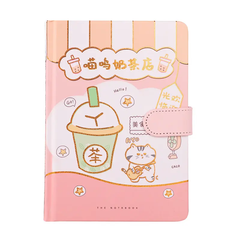 Venta caliente Lovely Girl Chinese Boutique School Papelería 64K Color Page Hand Ledger Sutura Hilo pequeño Cuaderno de costura