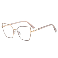 Nouvelle monture optique pour femmes au design tendance et élégant, vente directe d'usine en Chine, lunettes de vue bloquant la lumière bleue pour la myopie
