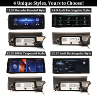 Ecran 2K Android 13.0 Unité principale d'autoradio pour Mercedes BENZ C-CLASS W204 2011-2014 Autoradio stéréo avec CPU Qualcomm
