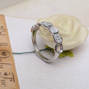 Anillo de Plata S925 Hecho a Mano, Soporte para Joyería DIY, Anillo de Goma de 3mm para Colgar Cabello, para Mujer, 4417 - Product Image 4