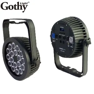 ไฟ LED PAR 64สำหรับเวที RGBW 18X12W ความสว่างสูง4in1ไฟ PAR