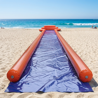 Toboggan aquatique gonflable en PVC pour l'extérieur, capacité de 500 kg pour 5 à 10 passagers, pour les jardins résidentiels, marque Fuyi, fabriqué en Guangdong