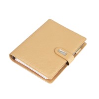 Bloc notes en cuir doux, Macaron de mm A5 B6, chaussons de luxe à feuilles mobiles, pour agenda, Journal, portable