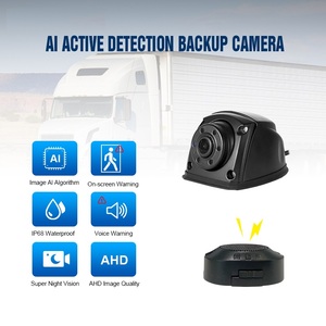 AI <span class=keywords><strong>Smart</strong></span> 1080p visión nocturna vista trasera Cámara lateral de respaldo inverso Detección de peatones AHD Sensor de imagen para estacionamiento de camiones y vehículos - Product Image 2