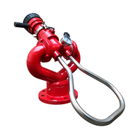 Moniteur d'incendie automatique en acier inoxydable avec réservoir de mousse et capacité de télécommande, débit de jet 20-64 L/S pour véhicules de lutte contre l'incendie