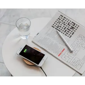 Caricatore wireless Bamboo X 5W, gadget ecologici - Product Image 3
