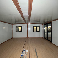 Maison modulaire extensible en conteneur, assemblage rapide, maison préfabriquée réutilisable pour les hébergements du personnel sur les sites d'événements