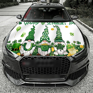 Funda para Capó de Coche Personalizada de 5x4 pies con Banderas para el Día de San Patricio, Deportes y Juegos, Apta para la Mayoría de los Coches y SUVs, el Mejor Regalo - Product Image 2