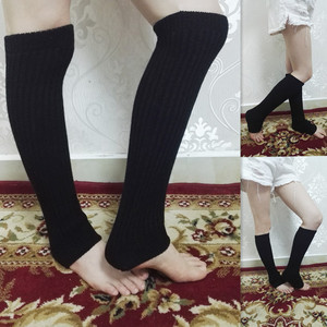 2022 Wholesale Custom Autumn Winter Women <strong>Leg</strong> Sleeves Solid Knitted Wool Warm <strong>Leg</strong> <strong>Warmer</strong> for Women - Product Image 6