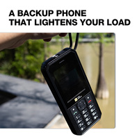 Téléphone portable robuste M11 IP68 étanche 4G avec torche, batterie externe, point d'accès Wi-Fi et double SIM