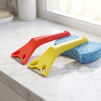 Raclette de nettoyage plate multi-usages en stock, directement de l'usine ; Outil de lissage de joint et d'épandage de mastic de nouvelle génération ; Compact