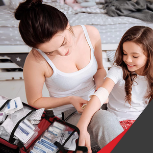 Özel taşınabilir Oxford aile ilk yardım çantası su geçirmez Mini ev ilk yardım kiti ile Logo - Product Image 5