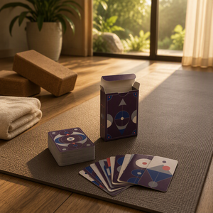 Cartas de Juego de Papel con Acabado Barnizado, Ecológicas, Duraderas, de Lujo, Negras, Personalizadas, al por Mayor de Fábrica, en Caja de Hierro, para la Familia - Product Image 5