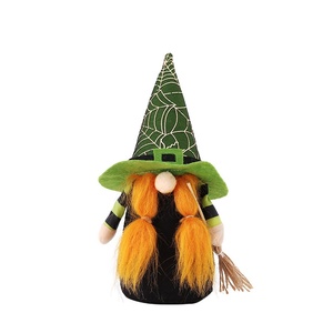 Figura de Elfo sin Rostro de Bruja de Halloween, Adorno Espeluznante para Mesa, Decoración de Escritorio para Fiesta de Noche de Brujas, Muñeco de Tela de Gnomo - Product Image 4