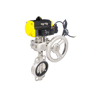 Vente de liquidation B2B COVNA, vanne papillon pneumatique à commande hydraulique, vanne pneumatique à retour de ressort avec siège en EPDM - Product Image 2