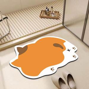 Microfibre Pc tapis <span class=keywords><strong>de</strong></span> <span class=keywords><strong>bain</strong></span> antidérapant enfants diatomée <span class=keywords><strong>boue</strong></span> tapis <span class=keywords><strong>de</strong></span> sol absorbant tapis à séchage rapide 40*60cm - Product Image 5