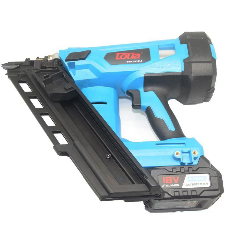 DCFN3490 Cordless Framing Nail Gun Lithium Battery Uesd for Gas Actuated Fastening Tool Brad Nailer Concrete Air Nail Gun