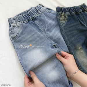 Nouvelle tendance arrivée de haute qualité hiver Denim Jeans pour 1-7 ans bébé garçons vêtements formels bébé vêtements fabriqués au Vietnam - Product Image 1