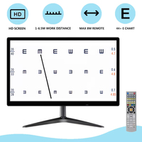 Moniteur d'acuité visuelle numérique LED optique 19 pouces pour test ophtalmique et tableau de vision