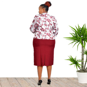 2024 donna africana abiti da ufficio pieghettati con cappotto due pezzi Set di <span class=keywords><strong>turchia</strong></span> Plus Size abiti lunghi da donna Set completo Casual - Product Image 5