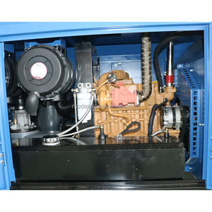 جودة عالية جهاز حفر الألغام ضاغط ديزل 350CFM مقطورة محمولة برغي ضاغط الهواء - Product Image 4