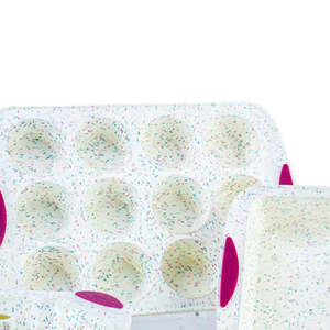 Molde de Silicona para Muffins con Fondo Cuadrado, Molde Redondo Antiadherente de Grado Alimenticio para Hornear Pasteles, Molde para Cupcakes, Canasta de Silicona - Product Image 5