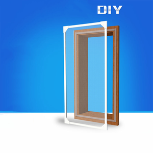 DIY Auto-adesivo Magnetic Window Screen Product Magnetic Strip Insect Screen Mesh Anti <span class=keywords><strong>Mosquito</strong></span> Fly Curtain Fly Screen Window