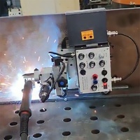 Machine portative de soudure de poutre pour la chaîne de production de structure en acier