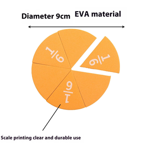 สื่อการสอน<span class=keywords><strong>คณิต</strong></span>ศาสตร์ชั้น<span class=keywords><strong>ป</strong></span>ระถมศึกษาปีที่ 3 - แบบจำลองการสอนเศษส่วนแม่เหล็กทำจากวัสดุ EVA - Product Image 4