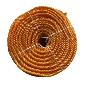 Corda de polipropileno PE de fábrica na China corda trançada de 3 fios