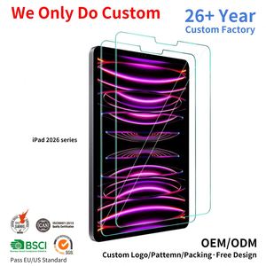 ฟิล์มกันรอยหน้าจอแบบใส 9H สำหรับ iPad Pro Air 2026 ขนาด 11/13 นิ้ว ผลิตตามสั่งจากโรงงาน  สำหรับแท็บเล็ตพีซี - Product Image 1