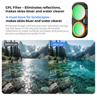 Ensemble de filtres pour objectif K&F Concept pour Insta360 Luna Ultra, filtre de diffusion noir 1/4, filtre CPL, filtre ND2-32 réglable, filtre magnétique HD