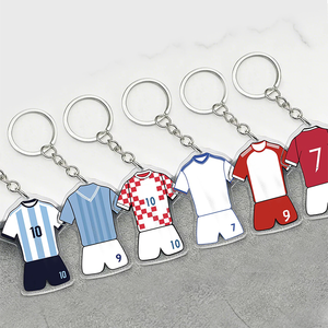 Porte-clés en acrylique imprimé UV pour fans de football, souvenirs créatifs et personnalisés, décapsuleur tendance, articles sportifs - Product Image 3