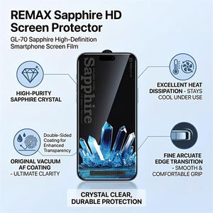 Protector de Pantalla de Vidrio Templado REMAX GL-70 Sapphire HD Anti Luz Azul con Protección Ocular 9H para iPhone 16 17 18 Air Pro Max - Product Image 6