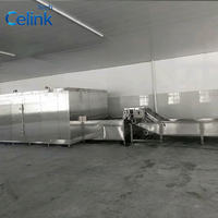 Congélateur tunnel IQF en acier inoxydable 304, congélation rapide continue, boîte de vitesses automatique pour fruits de mer, viande, légumes, usage agricole